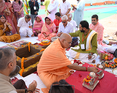 Bhoomi Pooja of Sri Mangaldham